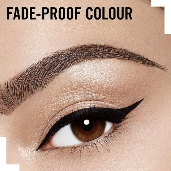 Konturpenna för ögon Rimmel - 34003656001 - Glam'Eyes - Flytande eyeliner - Black Glamour (Svart) - 3 -5 ml