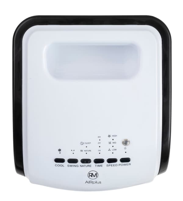 Aircooler med fjernbetjening og timer - 4L - Hvid/Sort