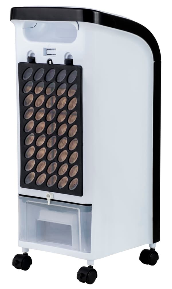 Aircooler med fjernbetjening og timer - 4L - Hvid/Sort