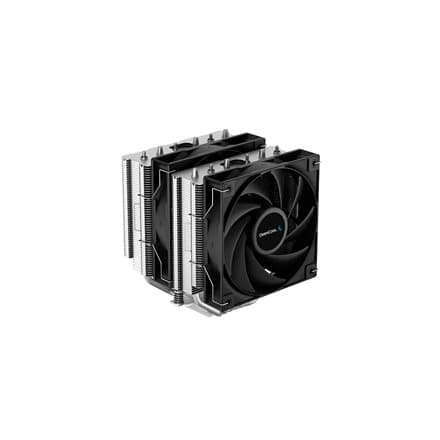 DeepCool AG620, CPU Air Cooler, 2x120mm PWM Fan, TDP 260W, 6 Heatpipes, LGA2066/2011-v3/2011/1700/1200/115x, AMD AM5/AM4, 129x136x157 mm(LxWxH), 2Y, R