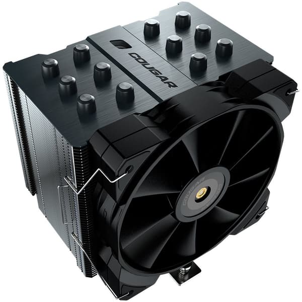 COUGAR Forza 85, 6 Heat pipes, Nickel Plated Copper Base, 1x MHP120 Fan, Screwdriver Included, Elegant Pipe Caps, 85x135x160mm, Intel LGA 115X/1366/12