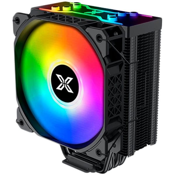 Air Killer Pro EN47895 Black, X22A FAN, ARGB Top Cover, Reinforced Plastic Steel Backplate, Mini ARGB LED Controller