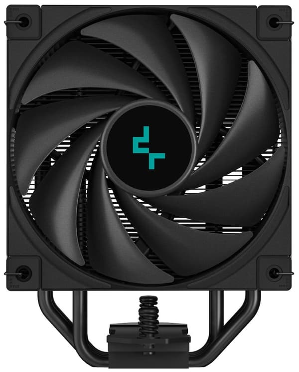 DeepCool AK400 Digital, CPU Air Cooler, 1x120mm FK120 PWM Fan, Digital Display, ARGB, TDP 220W, 4 Heatpipes, Black, LGA1700/1200/115x, AMD AM5/AM4, 12