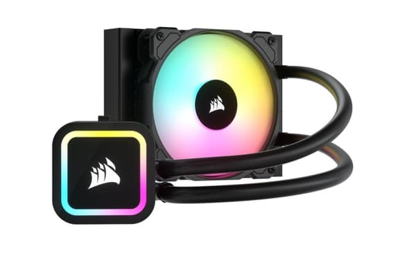 Cooler Corsair "iCUE H60x RGB ELITE&nbsp;", skt universal, racire cu lichid, ventilator 120 mm, 1500 rpm, iluminat RGB, "CW-9060064-WW2" (timbru verde