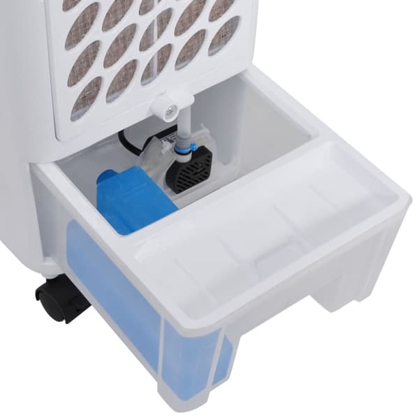 vidaXL Portabel luftkylare 80 W 4 L 270 m³/tim. 25x26x56 cm -  Luftkylare