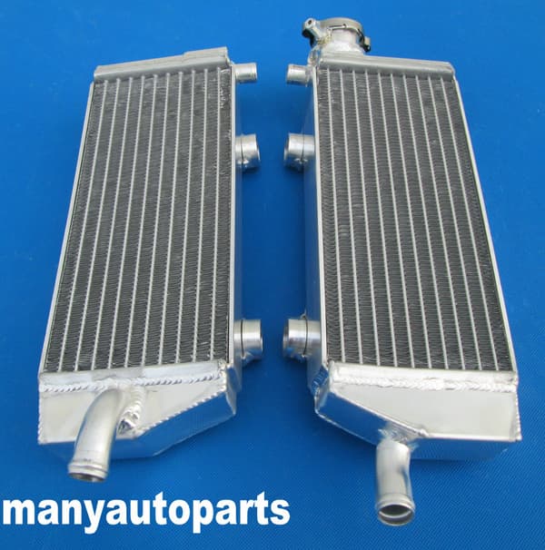 Aluminiumkylare för KTM 250/450/505 SX-F/SXF, Förbättrad kylprestanda, Kraftig konstruktion, Perfekt passform