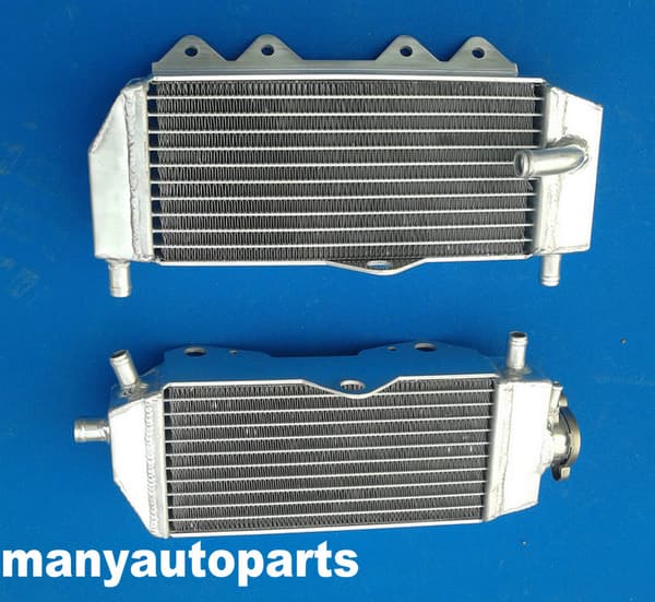 Yamaha YZ125 Alumiinijäähdytin, 40 % Lisääntynyt Jäähdytyskyky, Kestävä TIG-hitsattu Rakenne, Yhteensopiva 2005-2014 Mallien Kanssa