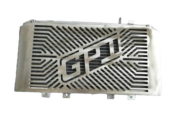 Aluminiumradiator, ökad kylkapacitet, hållbara TIG-svetsade tankar,Radiator skyddskåpa