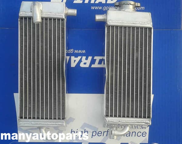 Fuldt aluminiumradiator, robust design, øget kølekapacitet, poleret finish