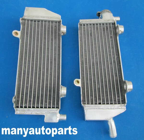 Aluminiumkylare för KTM 250/450/505 SX-F/SXF, Förbättrad kylprestanda, Kraftig konstruktion, Perfekt passform