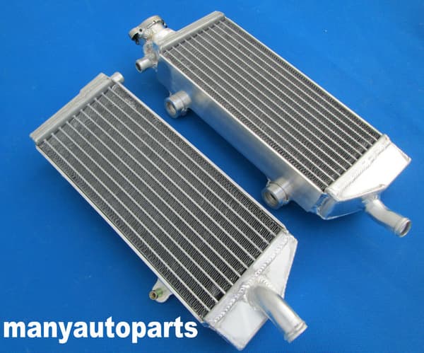 Aluminiumkylare för KTM 250/450/505 SX-F/SXF, Förbättrad kylprestanda, Kraftig konstruktion, Perfekt passform