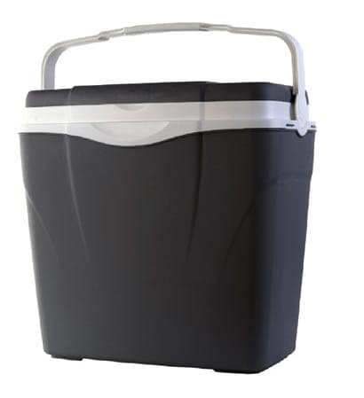 Kannettava matkajääkaappi sisuksilla, harmaa, 25 l