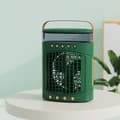 Miniatyrbillede 1 af 6: OBOSOE Mini luftkøler 4-i-1 med 600 ml vandtank – Mini klimaanlæg til soveværelse, kontor, bil og camping