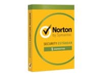 Norton Security Standard - (v. 3.0) - tilauskortti (1 vuosi) - 1 yksikkö (DVD-kotelo) - Win, Mac, Android, iOS - Pohjoismainen