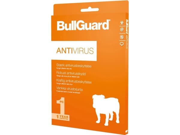 BullGuard Antivirus - Bokspakke (1 år) - 1 PC - Windows - 1 Licens