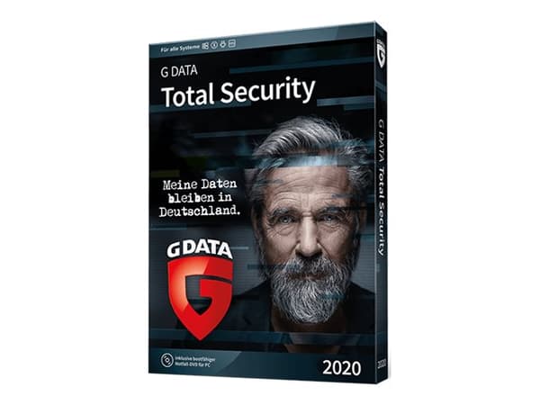 G Data TotalSecurity 2020 - Bokspakke (1 år) - 1 enhet - Win - Tysk