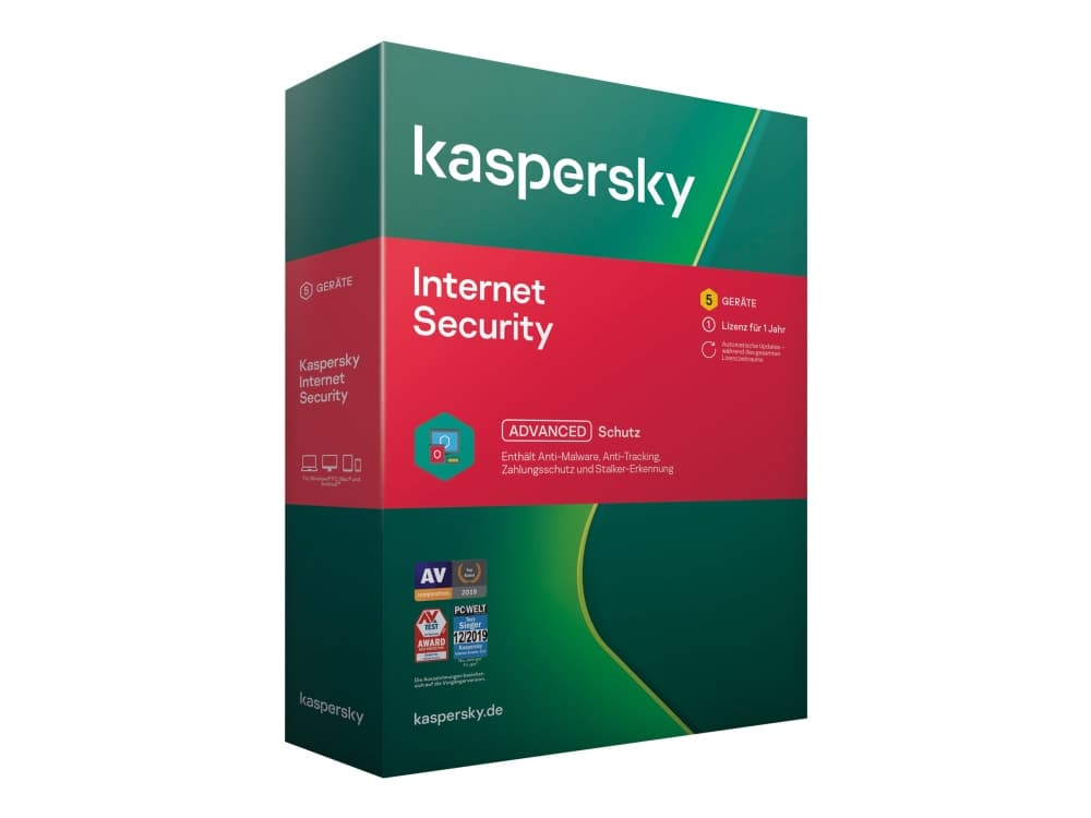 Kaspersky Lab Internet Security 2020, 5 license(s)