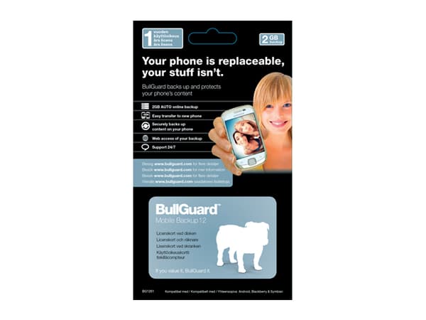 BullGuard Mobile Backup 12, Backup / Recovery, Täysi, Elektroninen ohjelmistolataus (ESD), Tanska, Suomi, Norja, Ruotsi, 1 vuosi/vuosia, Android 2 +,
