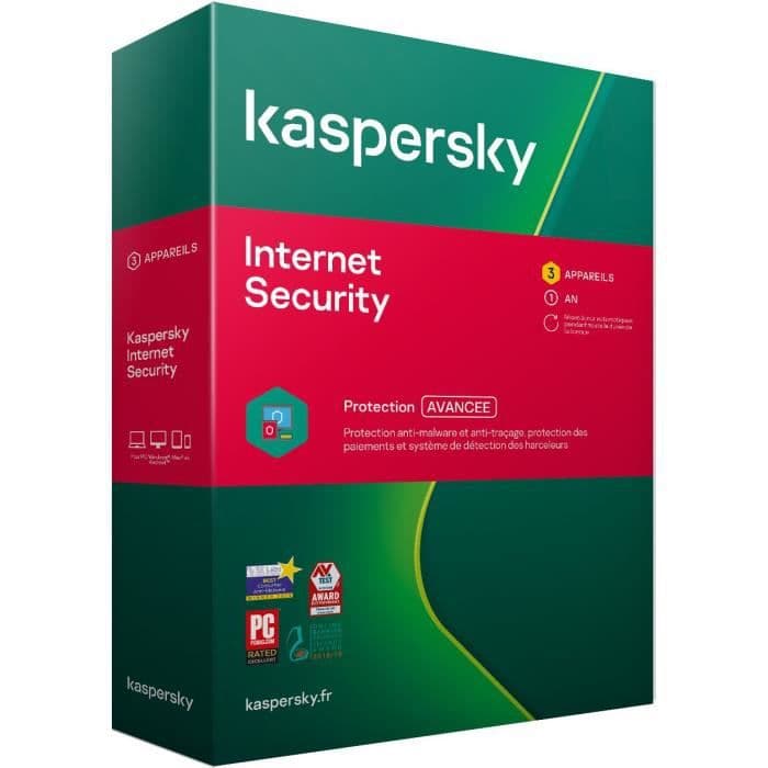 KASPERSKY Internet Security 2020, 3 työasemaa, 1 vuosi