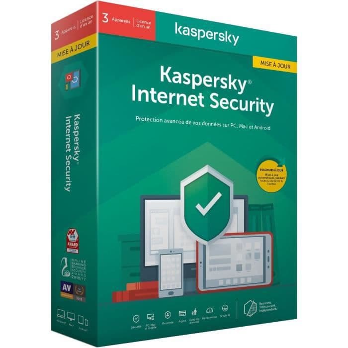 KASPERSKY Internet Security 2020 -päivitys, 3 työasemaa, 1 vuosi