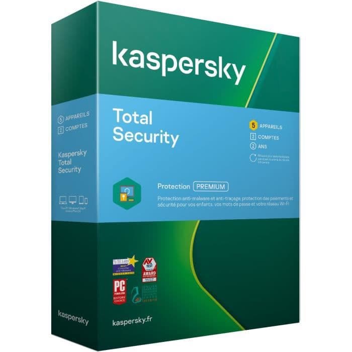 KASPERSKY Total Security 2020, 5 virkaa, 2 vuotta