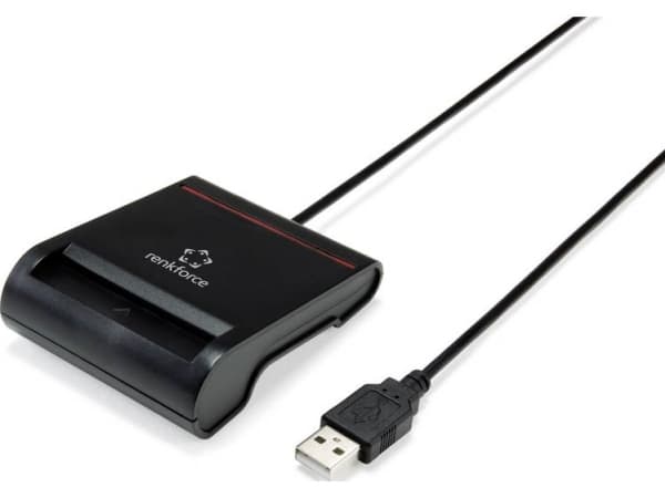 Renkforce RF-SCR-100, inomhus, Svart, 1 m, Akrylnitrilbutadienstyren (ABS), USB 2.0, Windows 10,Windows 7,Windows 8,Windows Vista,Windows XP