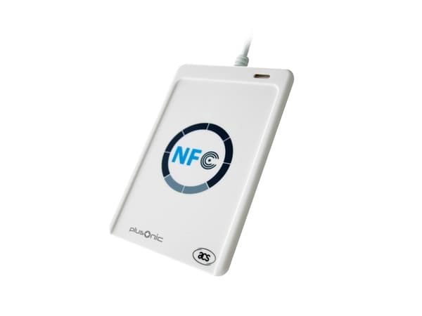 ALLNET PLCR-NFC, USB 1.1, Lähialueen kommunikointi (NFC), Valkoinen, 120 g