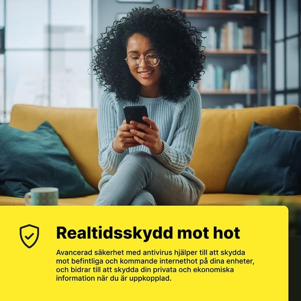 Norton 360 Deluxe 50GB allt-i-ett skydd för 5 enheter