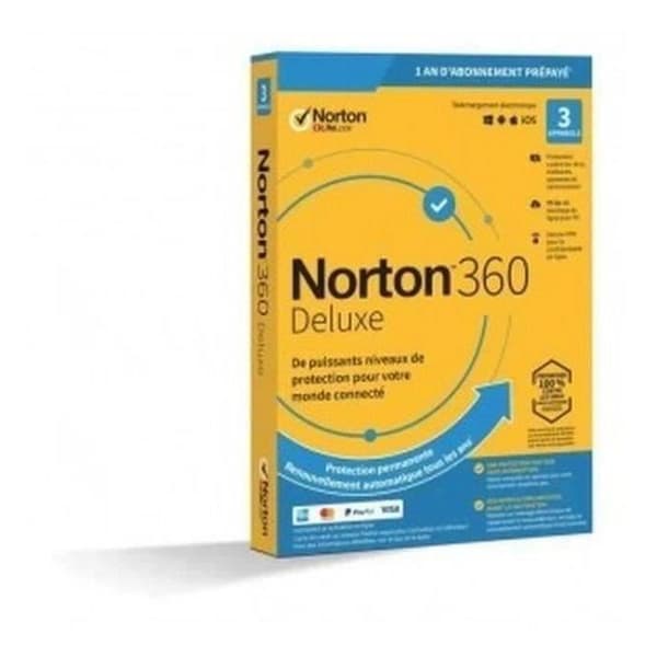 SYMANTEC Norton 360 Deluxe - Boxversion (1 år) - 3 enheter, 25 GB molnlagring