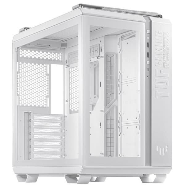 PC-fodral - ASUS - TUF Gaming GT502 - Midi Tower - Vit - GPU längd 40 cm