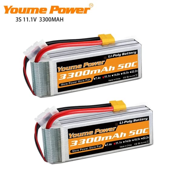 RC batteri, 3S Lipo, 3300mah