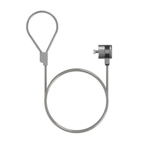 Aisens - ASLK-D40K02-SL - Säkerhetskabel med nyckellås för dator, bildskärm, laptop 1,5 m