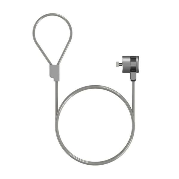 Aisens - ASLK-D40K02-SL - Säkerhetskabel med nyckellås för dator, bildskärm, laptop 1,5 m
