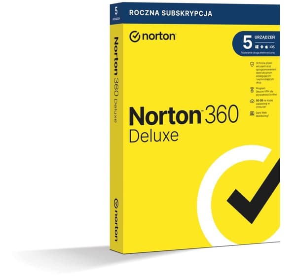 Norton 360 Deluxe 5D/12M BOX (KORTTIA EI VAADITA)