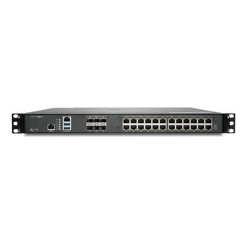 Brandvägg - SONICWALL - NSA 4700 - Genomströmning 18000 Mbit/s - VPN 11000 Mbit/s - 24 Ethernet-portar