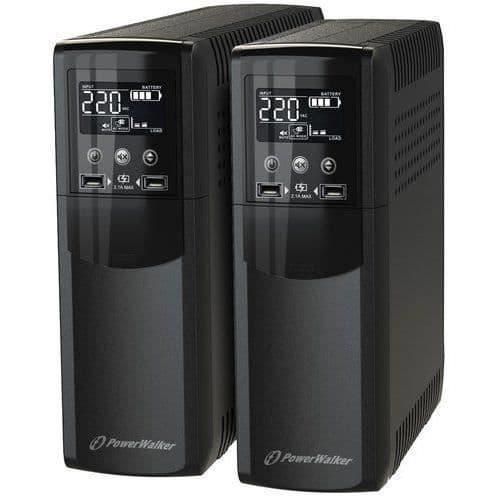 PowerWalker Line Interaktivitet 800 VA 480 W 4 AC-utgång(ar) - VI 800 CSW FR Svart