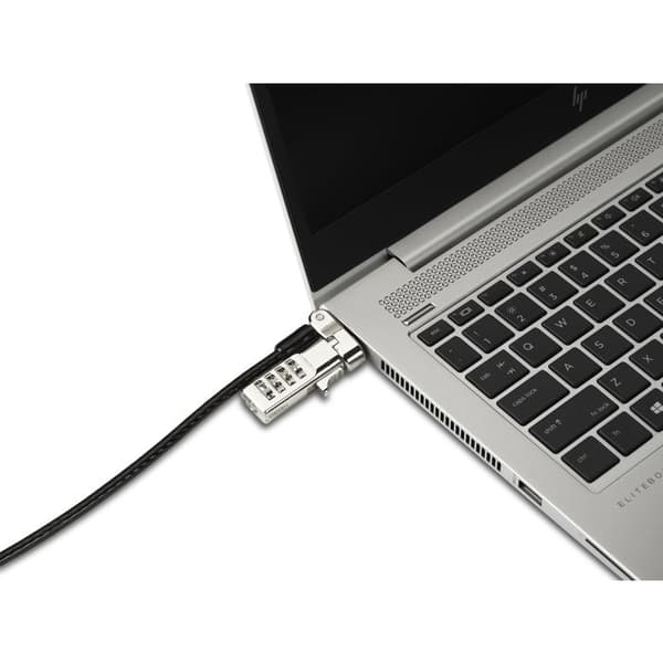 Universal säkerhetskabel - ACCO - 3 i 1 - Kompatibel med Kensington standard, nano och wedge slots
