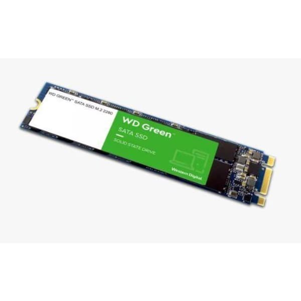 SSD - WESTERN DIGITAL - Grön - 480 GB - M.2 2280 - SATA 6Gb/s - Svart