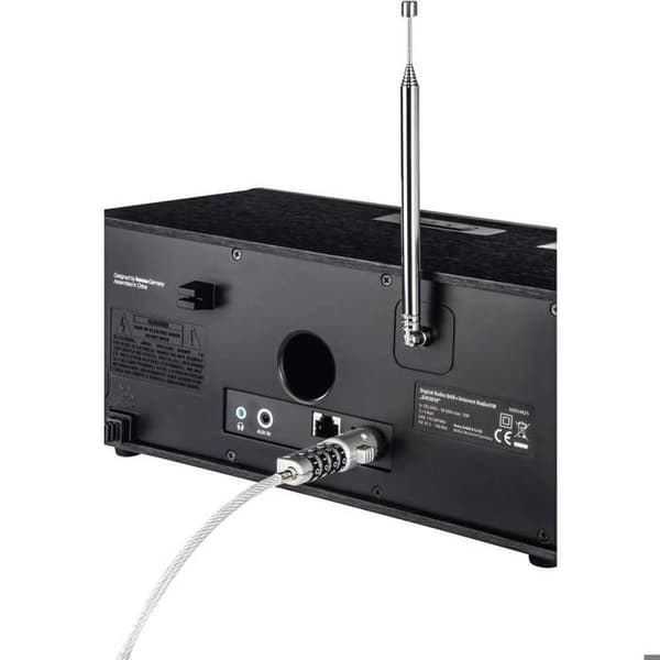 Hama Laptop Lock Kombinationslås 40 mm USB-Notebookschloss mit Zahlenkocombination