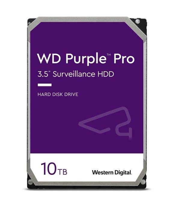 Western Digital intern enhet WD Purple Pro 10TB 3,5 256MB SATAIII/72000rpm - 0718037889368