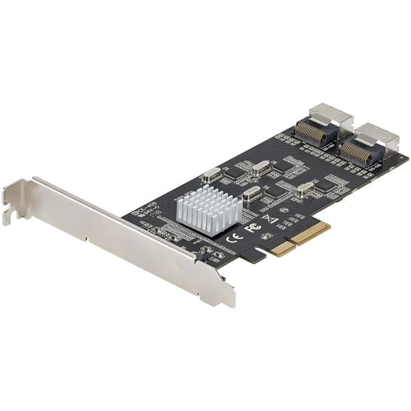 SATA PCIe 8 Ports Kontroller - StarTech - 6 Gbit/s - PCI-e x4 Gen 2 - SATA III Adapter