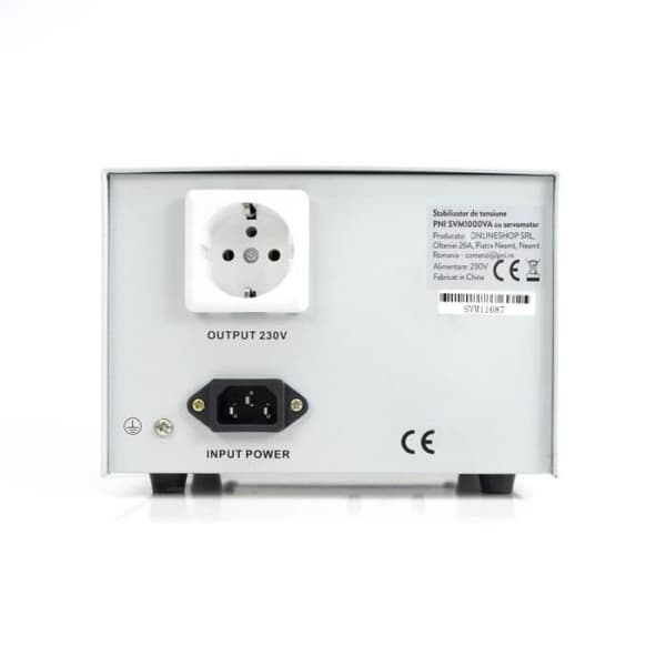 Spänningsstabilisator - PNI - SVM1000VA - Utgång 800W - 36A - 230V