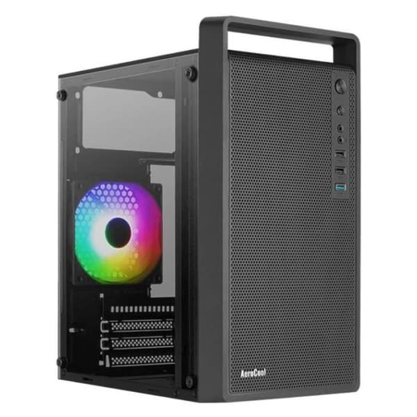 AeroCool Fodral CS-109 Svart RGB USB 3.0 Mini Tower - 4711099472376