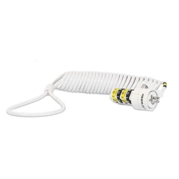 Låsning kabel - MOBILIS - Företag - 1,80 m - Härdat stål - Vit