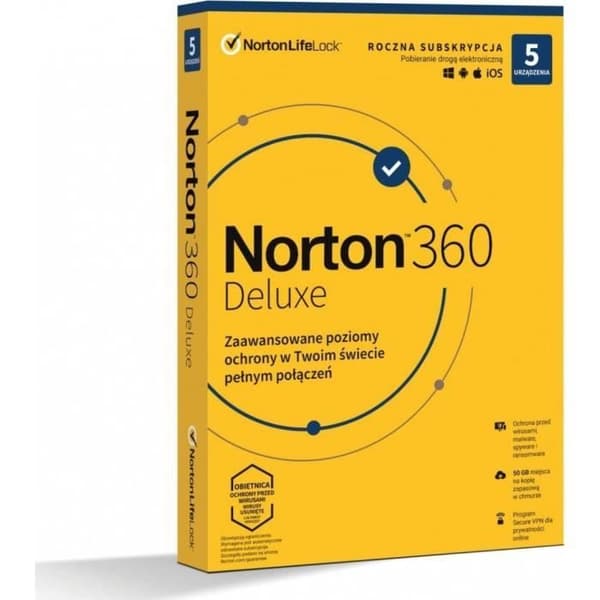 Norton 360 Deluxe 5 enheter 12 månader (21408667)