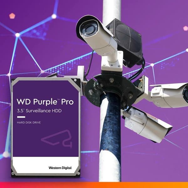 Western Digital intern enhet WD Purple Pro 10TB 3,5 256MB SATAIII/72000rpm - 0718037889368