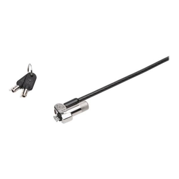 Keyed Laptop Lock - Kensington - NanoSaver - Ultra-Slim - Säkerhetskabel - Svart