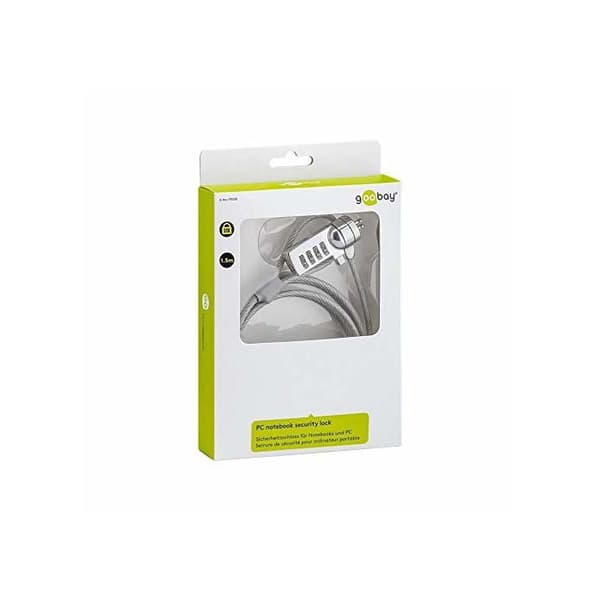 goobay PC LOCK 2 - Säkerhetskabel - 1,5 m