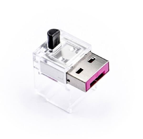 Smartkeeper - NC03P1PK - Essential 12-pack nyckellöst LAN-kabellås Basic Lock Rosa