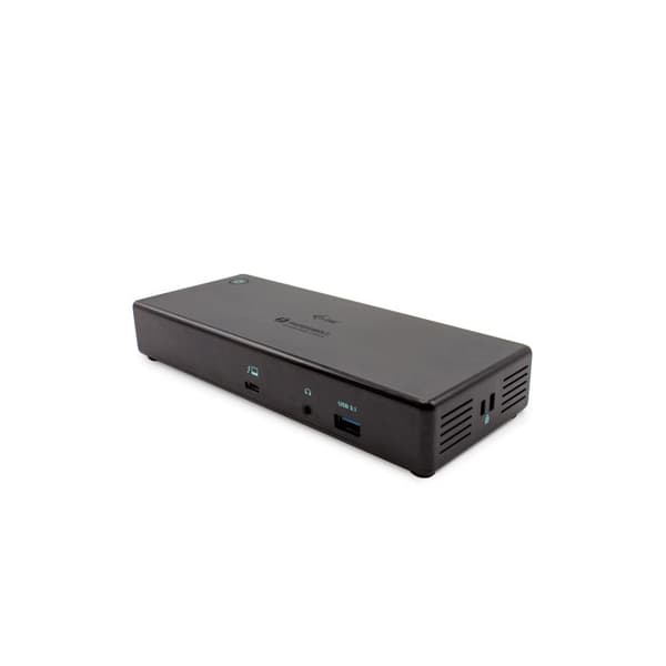 Thunderbolt 3-docka - I-Tec - 2X 4K/1X 8K - 2X USB-C - 2X DisplayPort - 2X USB 3.0